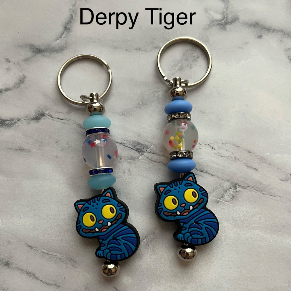 Demon Hunter Keychain - Derpy Tiger